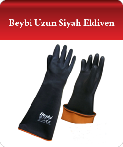 Beybi Uzun Siyah Eldiven